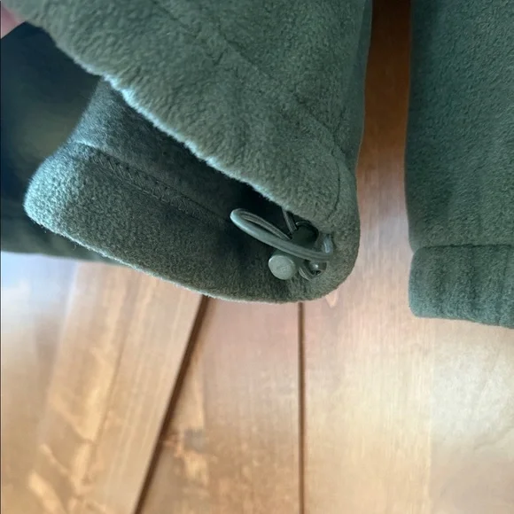 Womens Columbia Olive Fleece Jacket with Coral Zipper size 2X - Picture 5 of 7